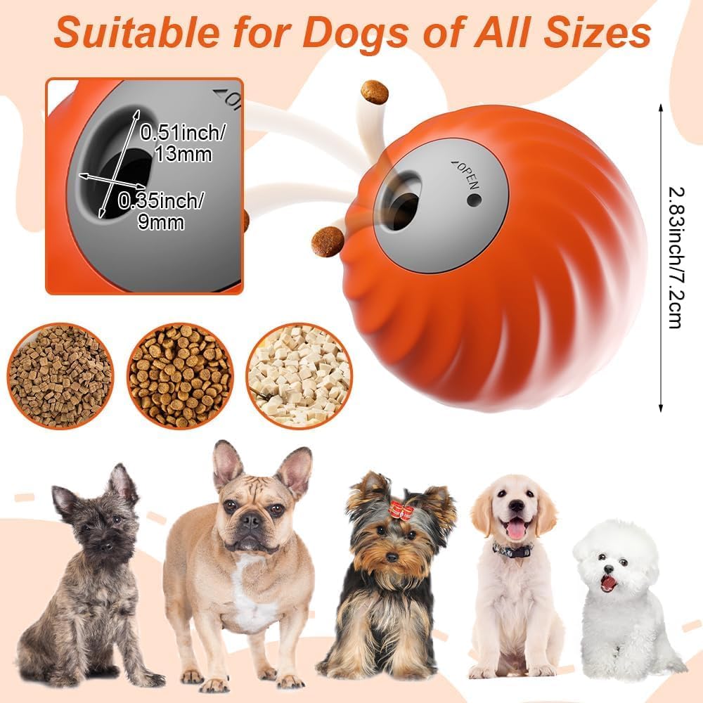 Zoomie 2.0 Buddy, Interactive Dog Toys,Treat Dispensing Dog Puzzle Toy for Small, Medium, Large Dogs – Enrichment Toys for Dogs, Dog Feeder Puzzle Toy, Fun Dog Toys to Keep Them Busy and Engaged(Blue)